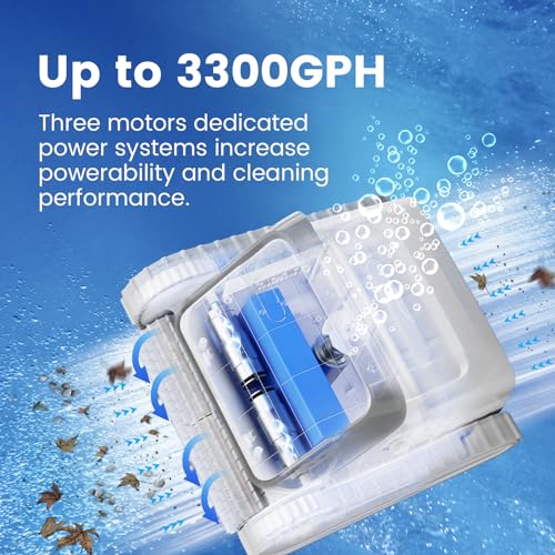 Smart Cordless Robot Pool Cleaner for Inground Pools