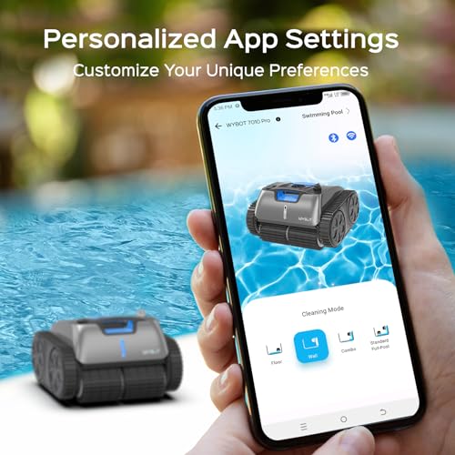 Smart Inground Pool Cleaner with App Control and Manual Mode Switching
