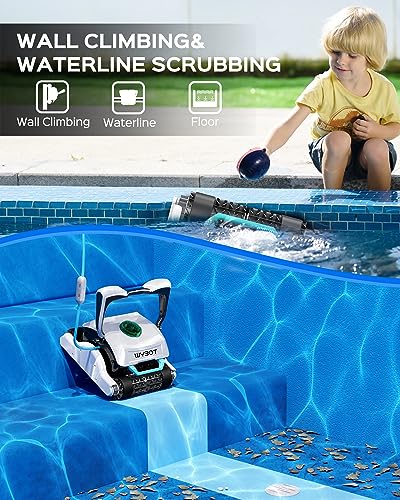 WYBOT Grampus 1300 Robotic Pool Cleaner for Inground Pools Up to 60 Ft
