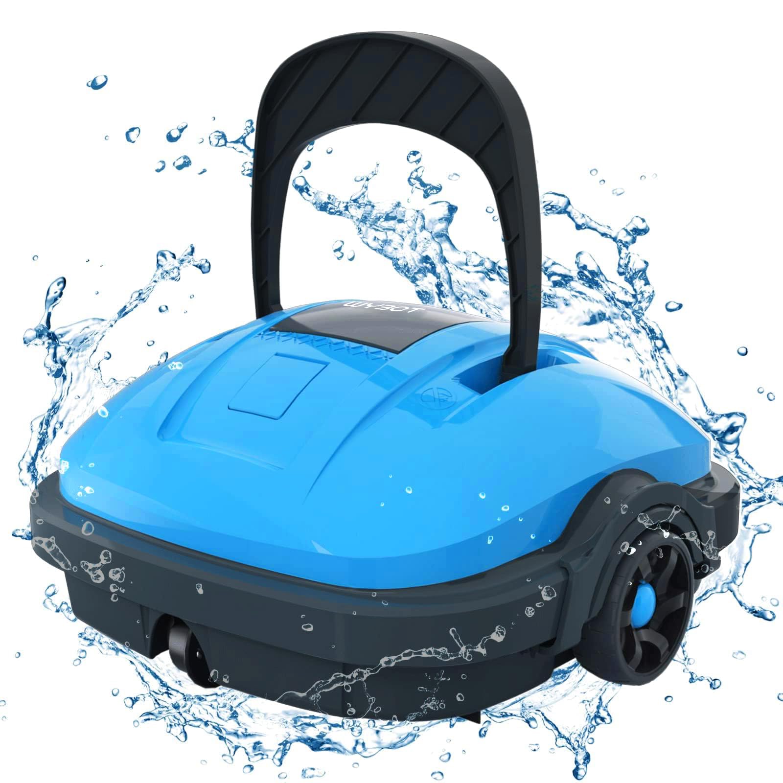 Cordless Robotic Pool Vacuum for Flat Above Ground Pools