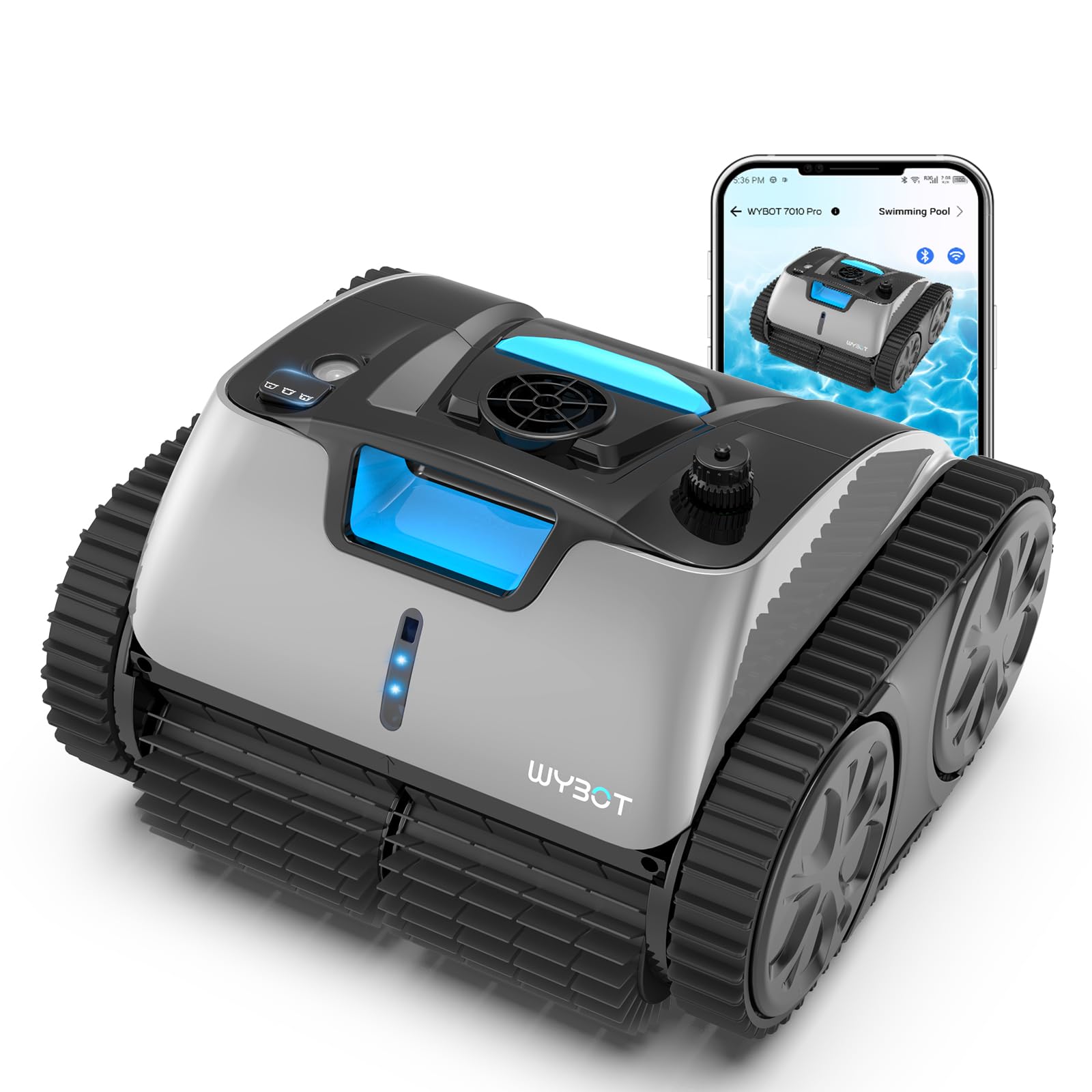 Smart Robot Pool Vacuum for Inground Pools with App Control