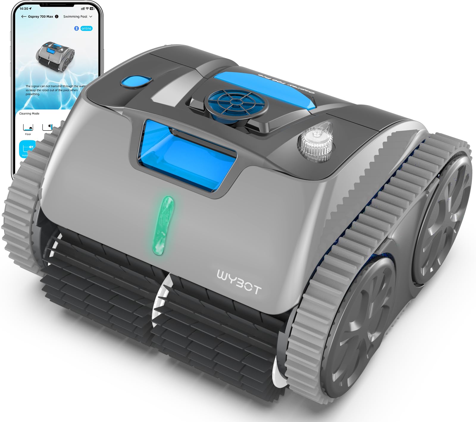 Intelligent App-Controlled Pool Cleaner for Inground Pools